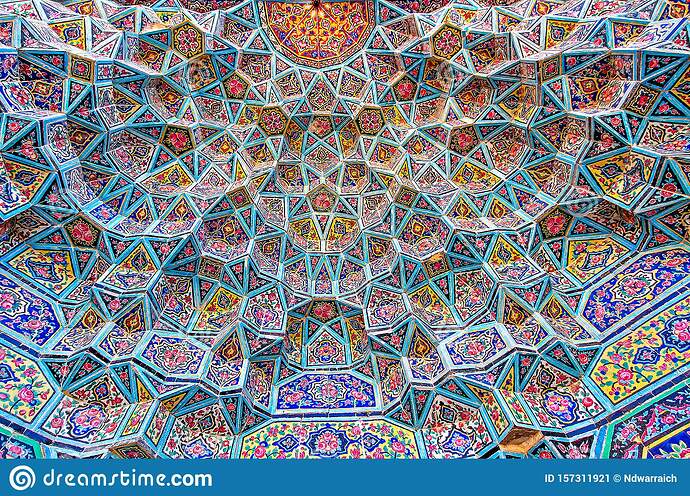 geometric-pattern-inside-mosque-islamic-art-design-samarkand-uzbekistan-157311921