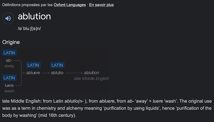 ablution