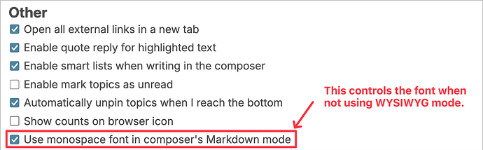 Font Setting