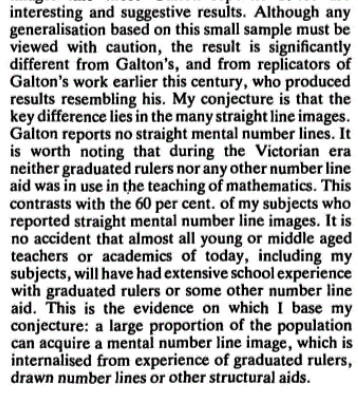 Galton number lines