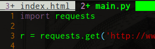 Vim tabs