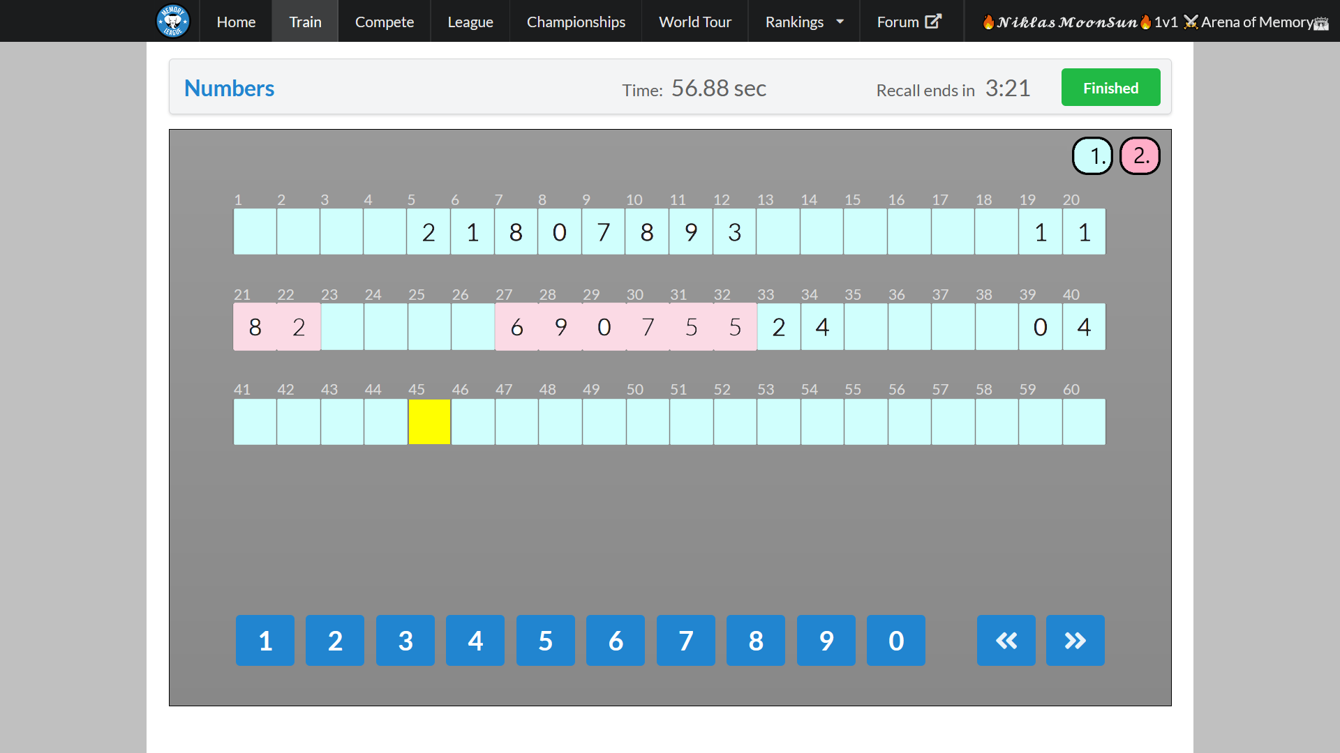 Memory League Team Memorizations [2 v 2] Memory Sports Art of
